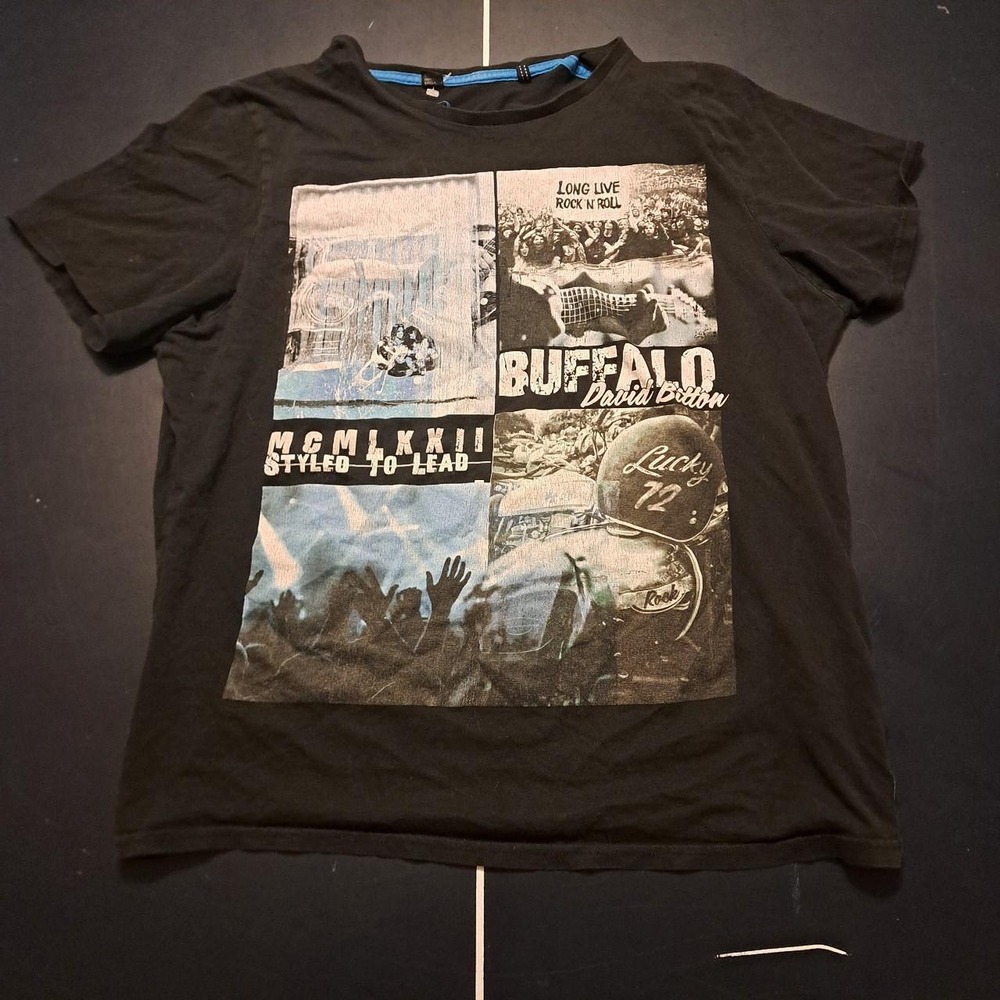 Buffalo David Bitton Men's Black T-shirt